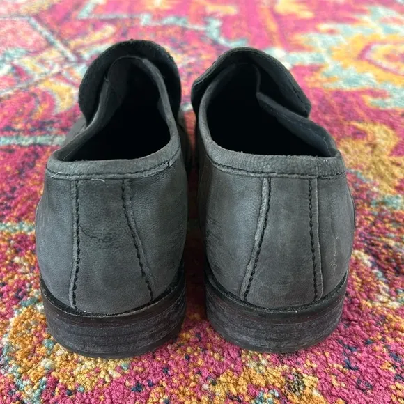 Free People | Women’s Carbon Black Brady Loafers, low heels, slip in style, 6.5
