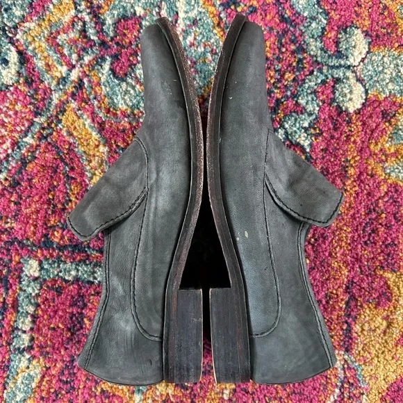 Free People | Women’s Carbon Black Brady Loafers, low heels, slip in style, 6.5