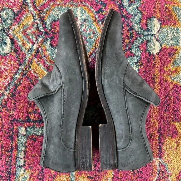 Free People | Women’s Carbon Black Brady Loafers, low heels, slip in style, 6.5