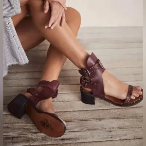 FREE PEOPLE women’s Happiness Heeled Sandal
