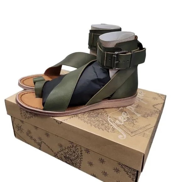 FREE People Vale Boot Sandal in Khaki