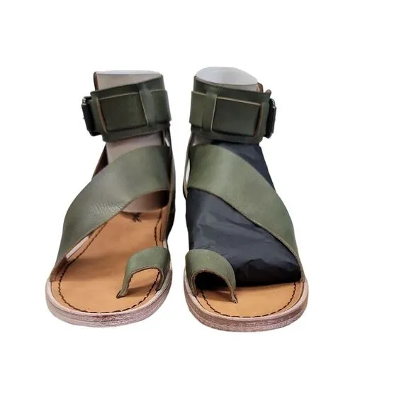 FREE People Vale Boot Sandal in Khaki