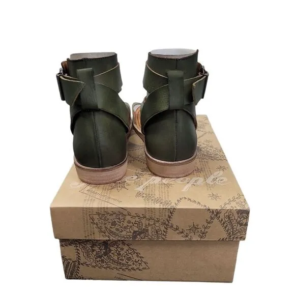 FREE People Vale Boot Sandal in Khaki