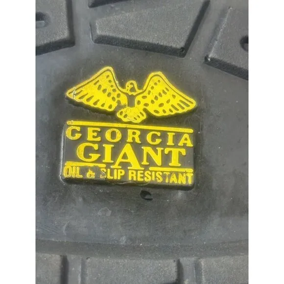 Georgia Giant Shoes Womens 6 Boots Romeo Leather Blue Casual Pull On Embroidered