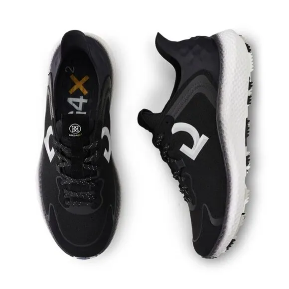 G/FORE Men's MG4X2 Knit Hybrid MD Spikeless Golf Shoes - ONYX Size 12.5