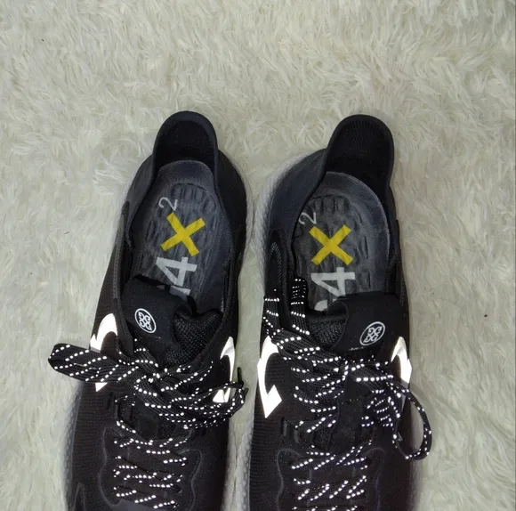 G/FORE Men's MG4X2 Knit Hybrid MD Spikeless Golf Shoes - ONYX Size 12.5