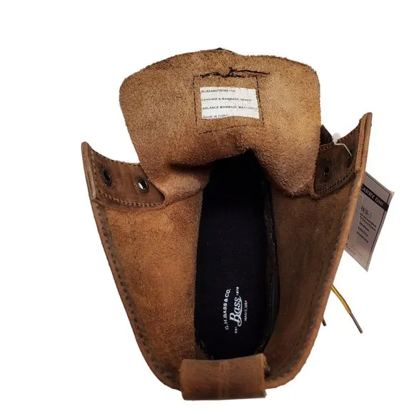G.H. Bass Co. Blizzard Lace Up Waterproof Boots Dark Brown