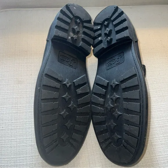 G.H. Bass Mens Black Slip On Darren Comfort Shoes Size 11M Casual Or Career