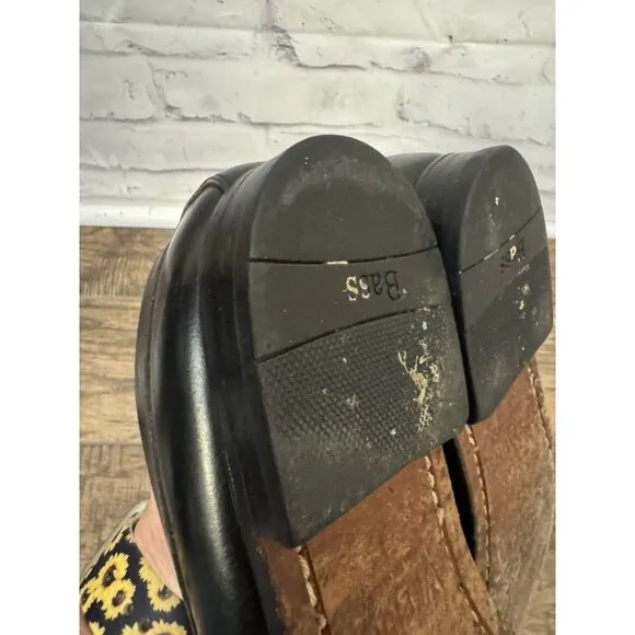 G.H. Bass Weejuns Men’s 7D Logan Flat‎ Strap Black Penny Loafer Leather Shoe