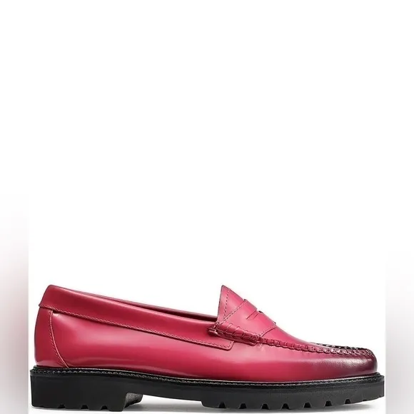 G.H.BASS | Women's Whitney Candy Lug Weejuns Loafer Shoes | Pink size 8 and 5