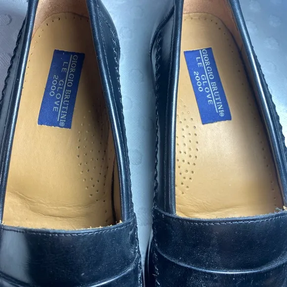 Giorgio Brutini LE GLOVE 2000 mens leather loafers shoes