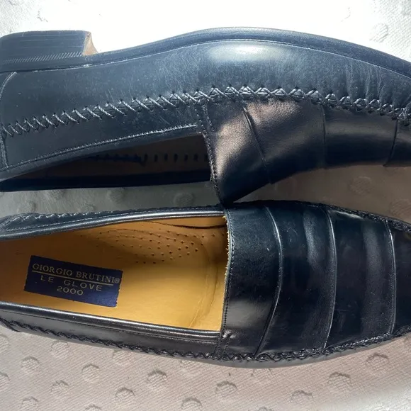 Giorgio Brutini LE GLOVE 2000 mens leather loafers shoes