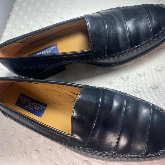 Giorgio Brutini LE GLOVE 2000 mens leather loafers shoes