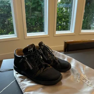 Giuseppe Zanotti Camouflage Black Men's Sneakers 42