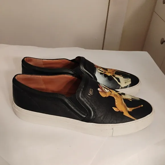GIVENCHY Bambi Disney Women's Loafers Shoes Leather 40