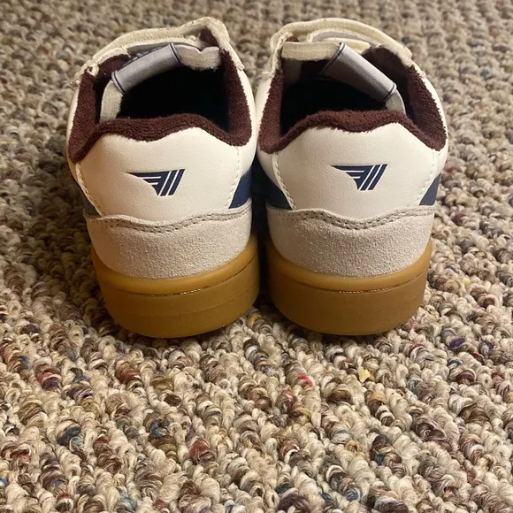Gola Kids White and Blue Sneakers