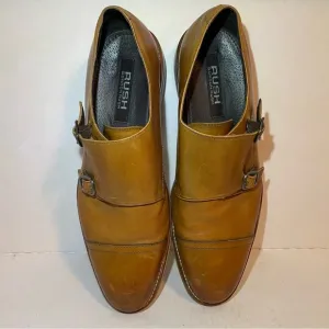 Gordon Rush made in Italy Men's Luke Monk Strap leather Loafer Shoes Size 11