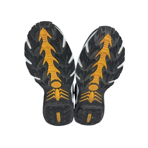 Gravity‎ Defyer Flexnet Running Shoes Mens 9 Black Yellow Three Spring System