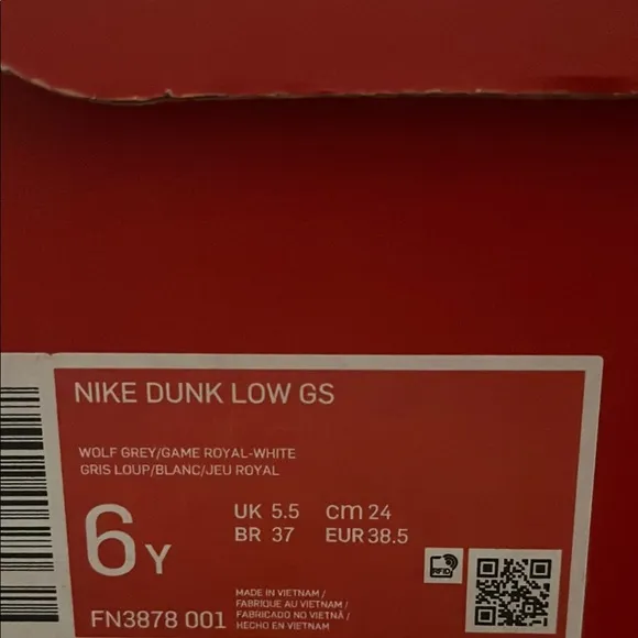 Gray and Blue Nike dunks!