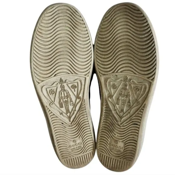 Gucci Ace Womens White Sneakers with Green and Red Stripes #387993