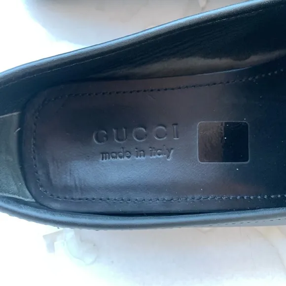 Gucci Men’s Black Loafers Classic Slip-On Shoes