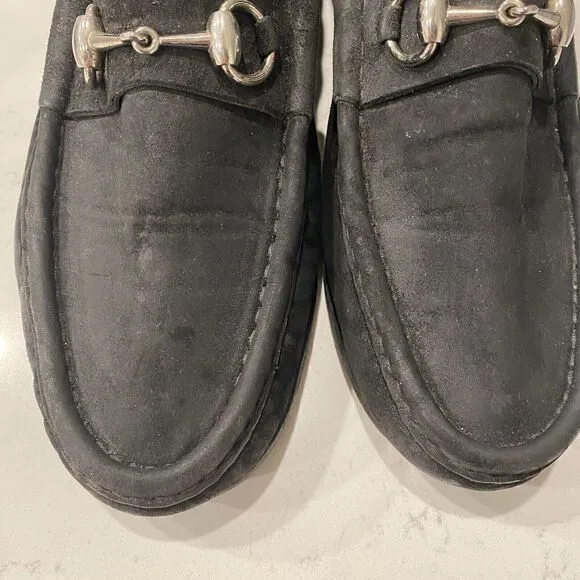 Gucci Mens Shoes Tom Ford Era Loafers Horsebit Suede Jordaan EUR 41.5