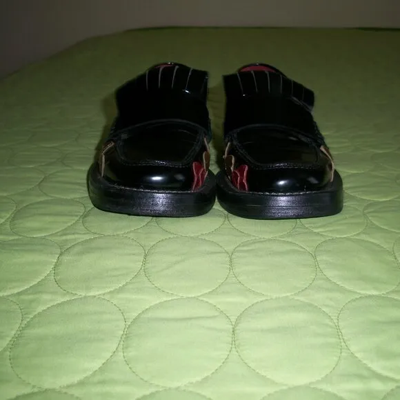Handmade Italian Black Patent Leather Loafers