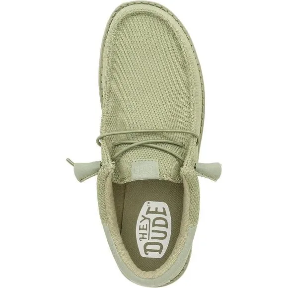 Hey Dude Wally Funk Mono 40011-337 Men's Olive Green Slip-On Casual Shoes NR9885