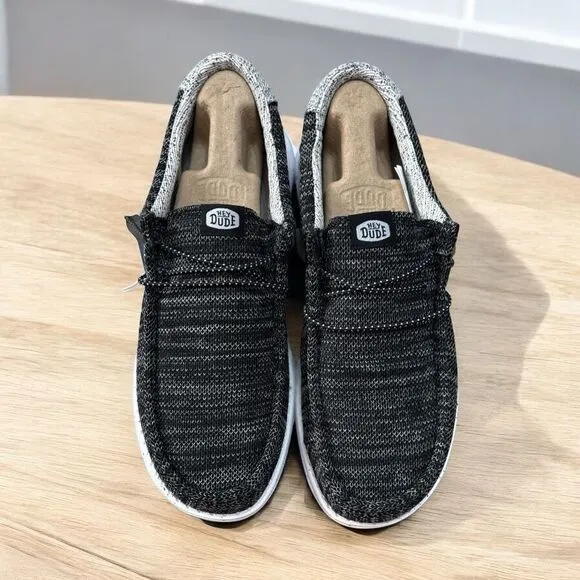 Hey Dude Wally Stretch Slip-On Men’s Casual Shoe Size M9 EUR 42 NIB