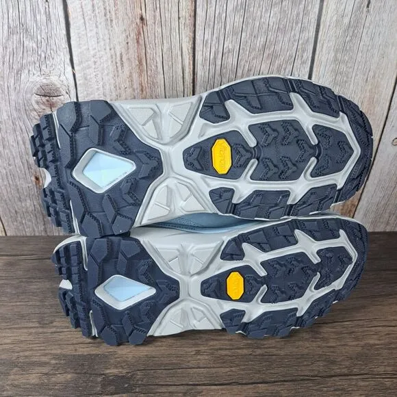 Hoka One Kaha 2 GORE-TEX Low Hiking Sneaker Women's Sz 6.5 B Light Blue (READ)