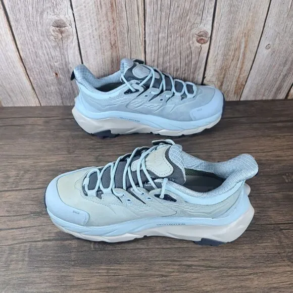 Hoka One Kaha 2 GORE-TEX Low Hiking Sneaker Women's Sz 6.5 B Light Blue (READ)