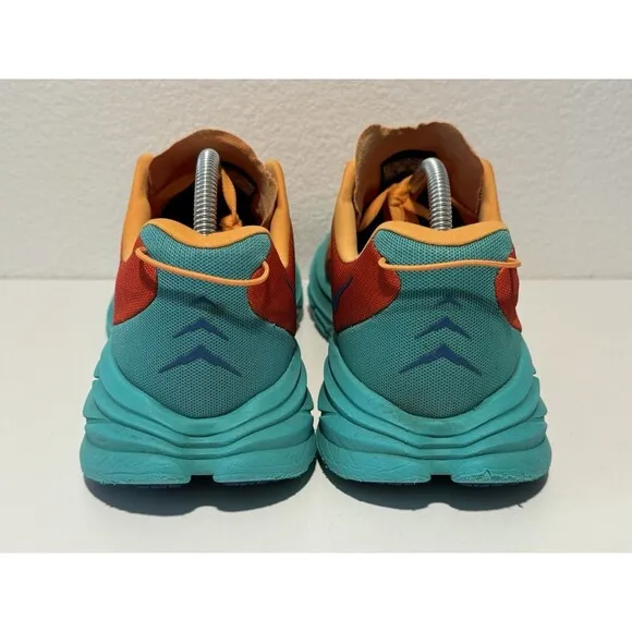 Hoka One Mens Rincon 3 Orange Running Shoes Sz 10.5 D Active Sneakers 1119395