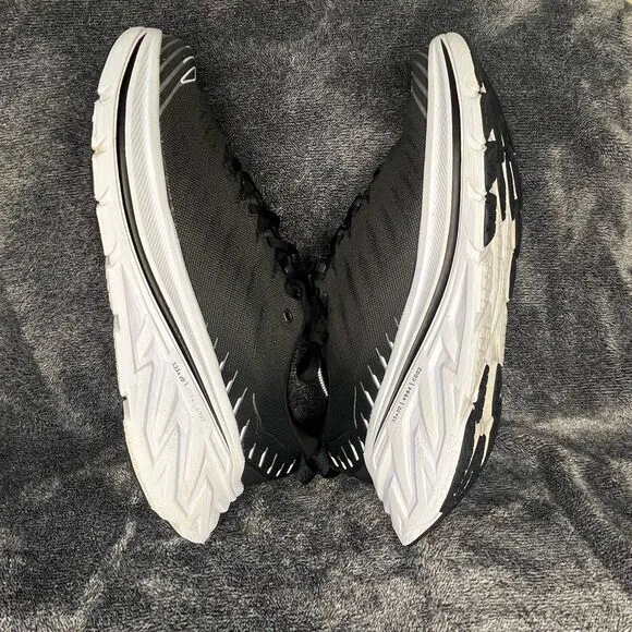 Hoka One One Bondi X Black White Running Shoes  Mens Size 13
