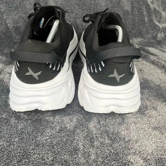 Hoka One One Bondi X Black White Running Shoes  Mens Size 13