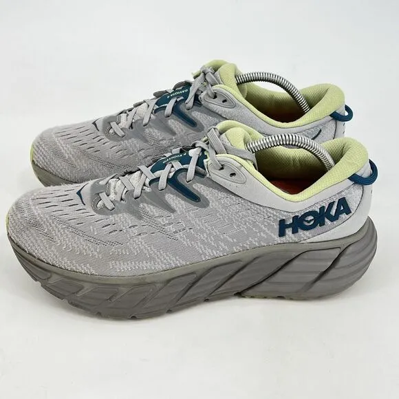 Hoka One One Gaviota 4 Mens Size 10.5 Gray Athletic Running Shoes