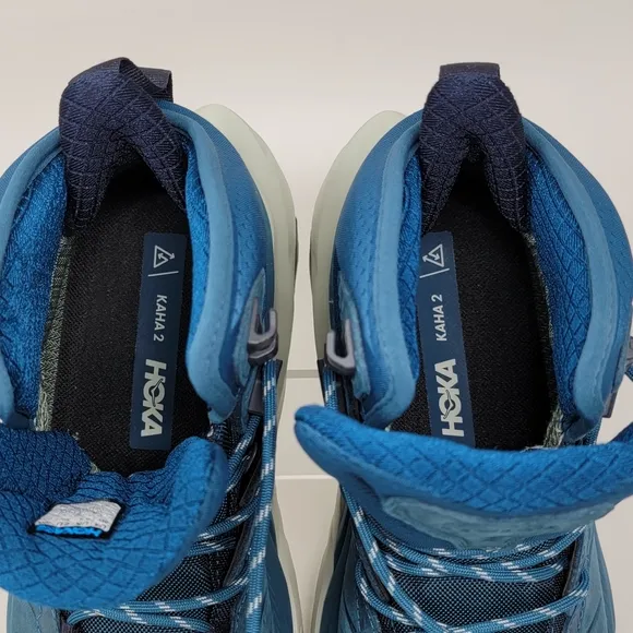 Hoka One One Kaha 2 GTX Hiking Shoes Women's Sz 8B Blue Shade 1123156 BCBGR New