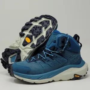 Hoka One One Kaha 2 GTX Hiking Shoes Women's Sz 9B Blue Shade 1123156 BCBGR New