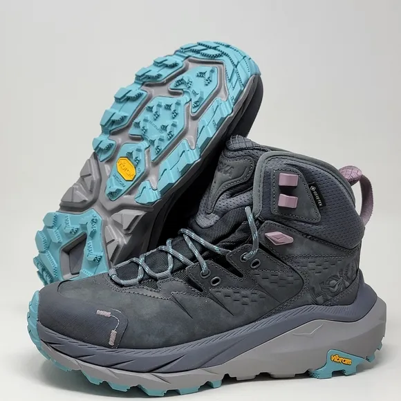 Hoka One One Kaha GTX Mid 1123156-CCSH Women's Size 8.5 Vibram Hiking Shoes New