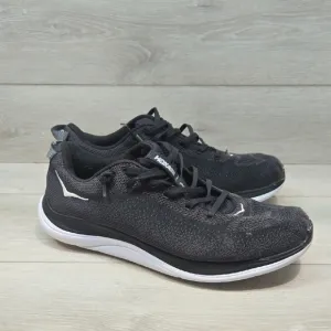 Hoka One One Men's Hupana Flow Wide Black Running Shoes Sneakers Sz 11 2E