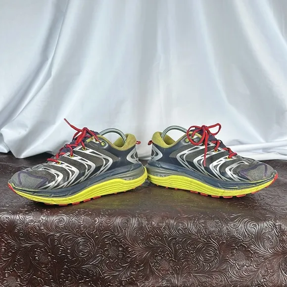Hoka One One Running Shoes with Red Laces