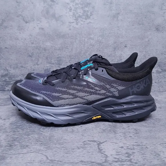 HOKA One One Speedgoat 5 GTX Gore Tex Spike Hiking Running Shoes Mens 13 D Nby
