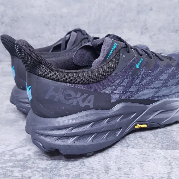 HOKA One One Speedgoat 5 GTX Gore Tex Spike Hiking Running Shoes Mens 13 D Nby