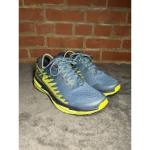 Hoka One One Torrent 3 Trail Hiking Athletic Running Shoes Blue Mens Size 8.5 D