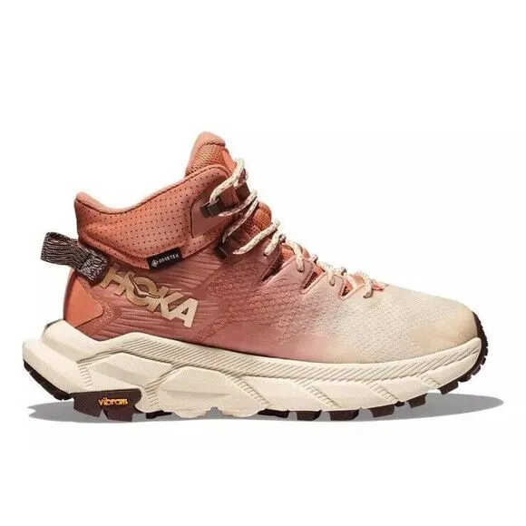Hoka One One Trail Code GTX Womens Size 6 B Hiking Shoes Sun Baked Shortbread