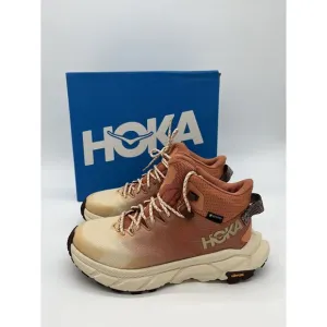 Hoka One One Trail Code GTX Womens Size 6 B Hiking Shoes Sun Baked Shortbread