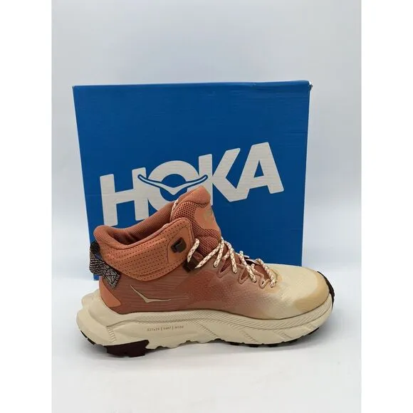 Hoka One One Trail Code GTX Womens Size 6 B Hiking Shoes Sun Baked Shortbread