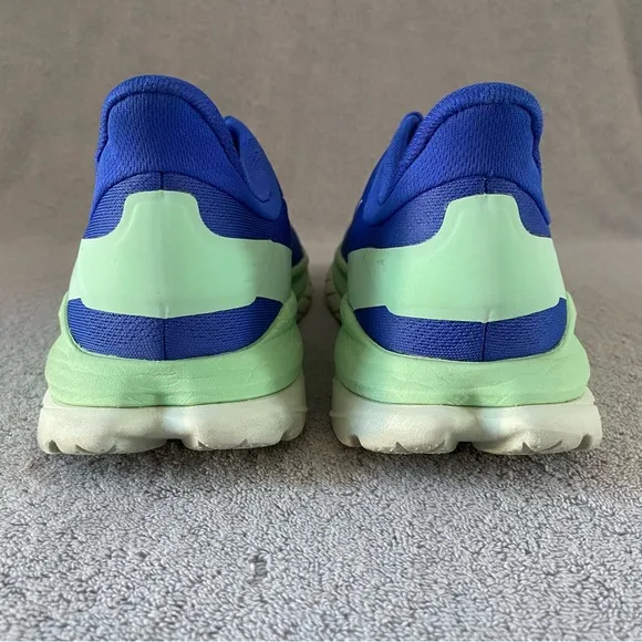 Hoka Shoes Mens 12 Blue Green Mach 4 Running Athletic Sneakers 1113528 DBGA