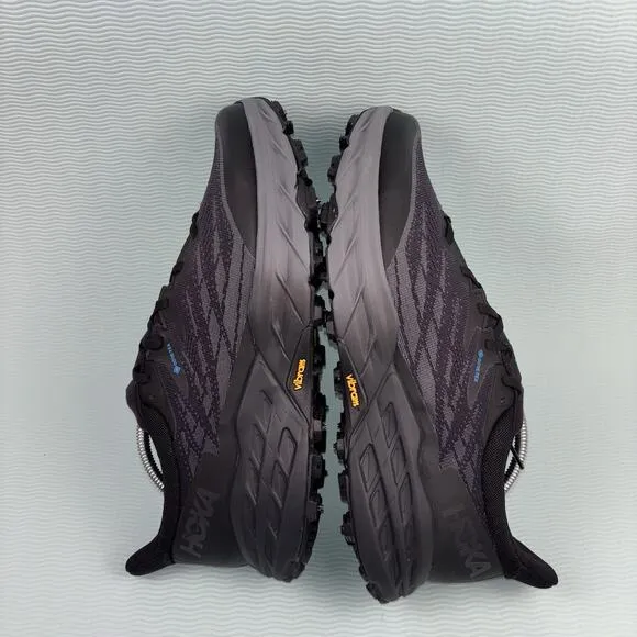 Hoka Speedgoat 5 GTX Gore-Tex Black Hiking Trail Shoes Men's 11.5D 1133550 BBLC