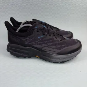 Hoka Speedgoat 5 GTX Gore-Tex Black Hiking Trail Shoes Men's 11.5D 1133550 BBLC