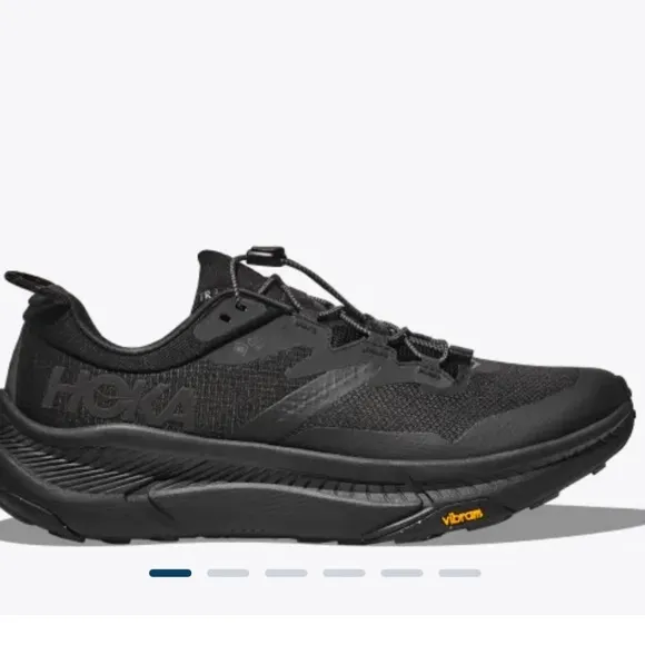 HOKA Transport GTX Men's Black Running Shoes size 10D